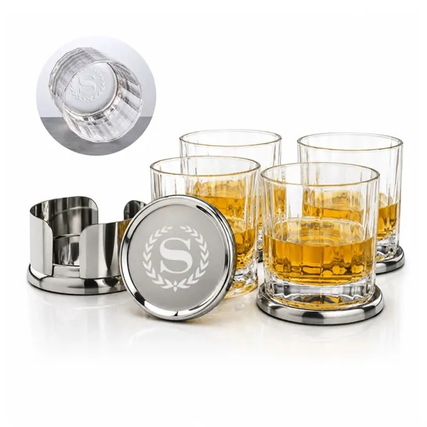Baldoni Coasters & Cristaux On-the-Rocks