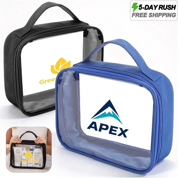 5 Day Rush Portable Clear Travel Toiletry Bag