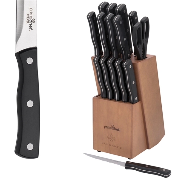 Prime Chef™ Triple Rivet 16 Piece Knife Block Set