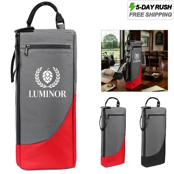 5 Day Rush 6 Can Insulated Golf Cooler Bag W/ Shoulder Strap