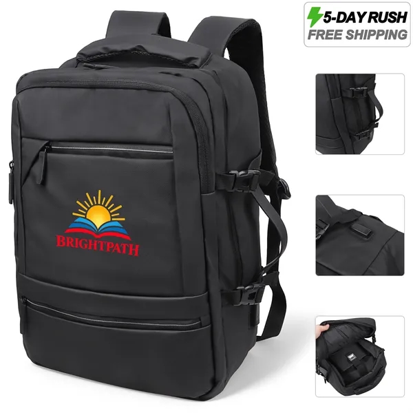 5 Day Rush Carry On Travel Laptop Backpack W/ Charging Port