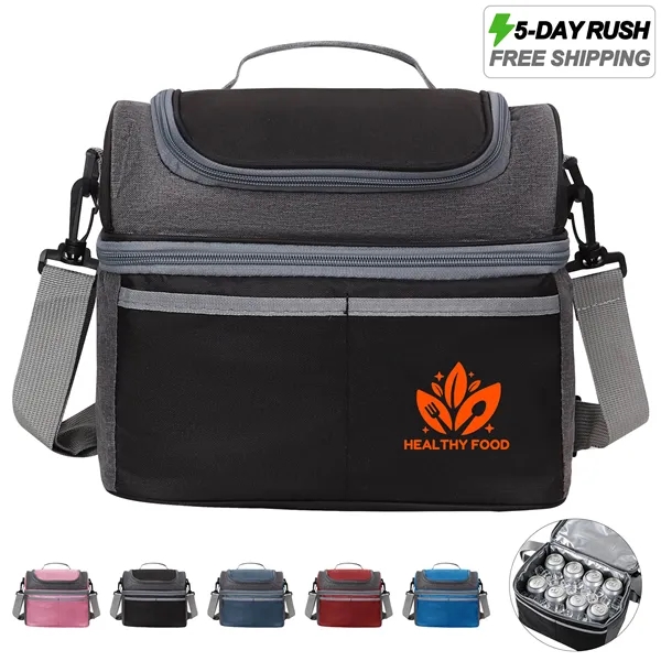 5 Day Rush Double Layer Insulated Cooler Bag Lunch Box