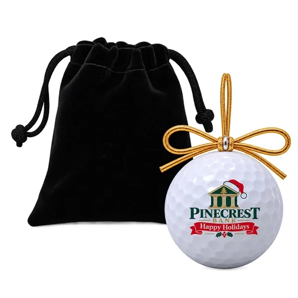 Golf Ball Holiday Ornament