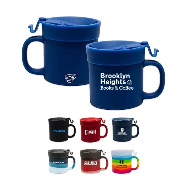 16 Oz Silicone Coffee Mug With Lid