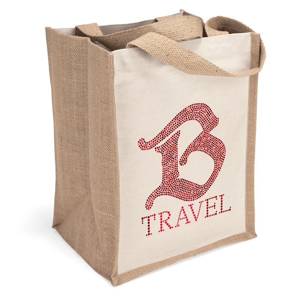 Mimi™- Natural Tote - Sparkle