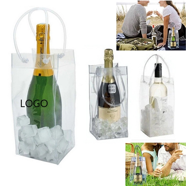 wine box cooler bag with glasses