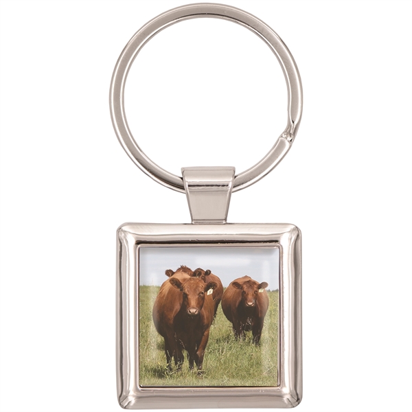 Square Metal Speed Keytag (2-sided)