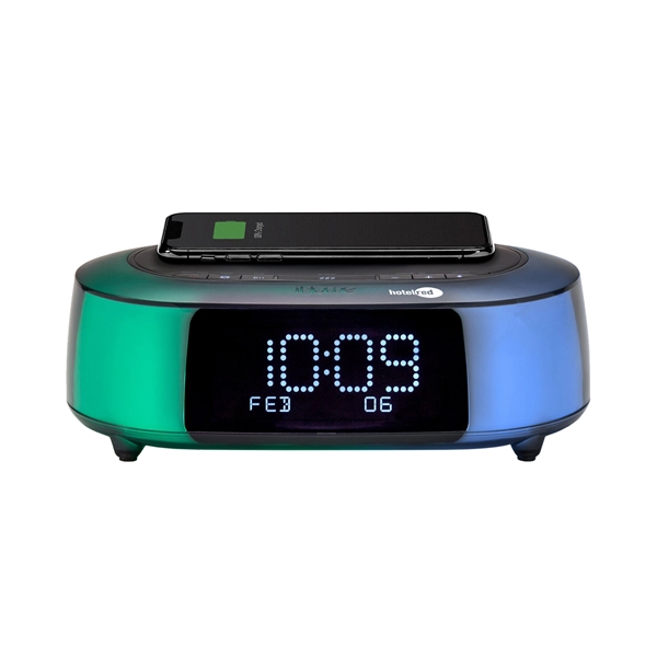 IHome IBTW281 Qi Charger Color Bluetooth Alarm Clock