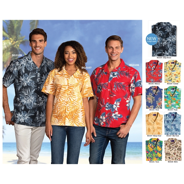 Tucan Print Camp Shirt