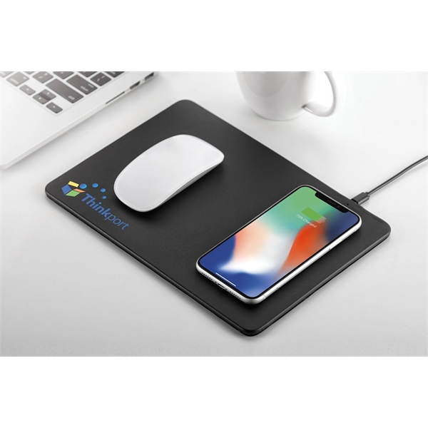 2-in-1 wireless charging mouse pad