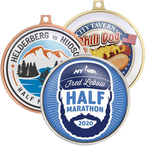 Speed Medal 2.5" w/ Full Color Imprint