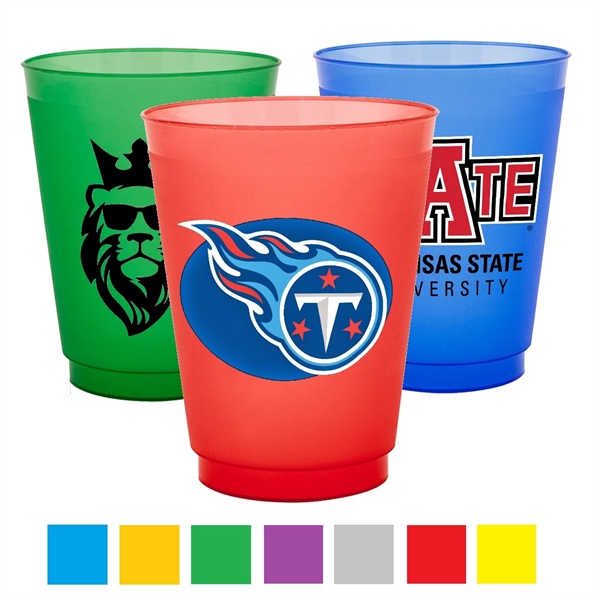 16 oz. Frosted Plastic Stadium Cup