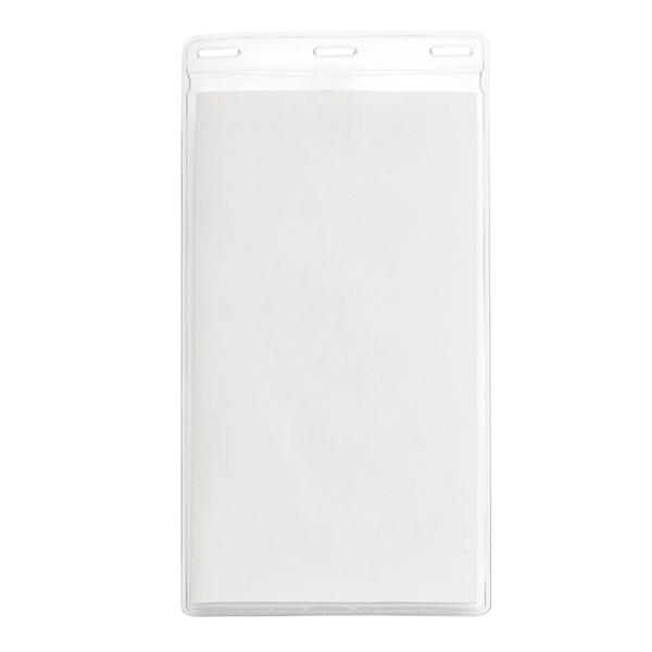 Large Vertical Blank Vinyl Pouch