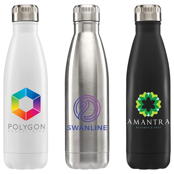 Ibiza - 17oz. Double Wall Stainless Bottle - Full Color