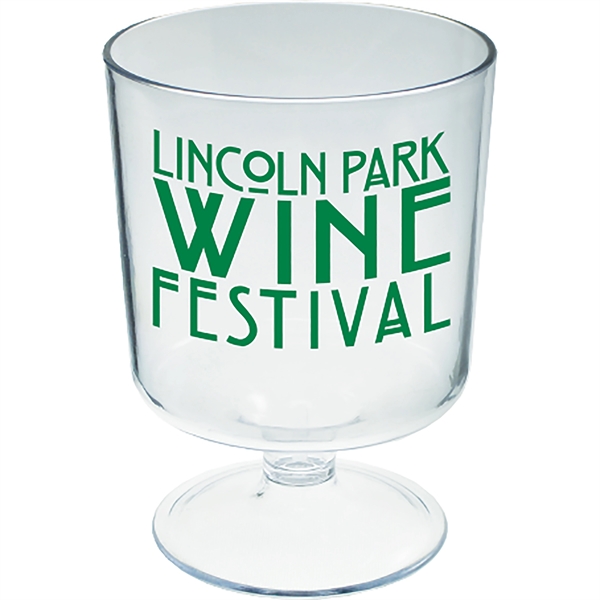 5 oz. Plastic Short Stem Wine Sampler Glass