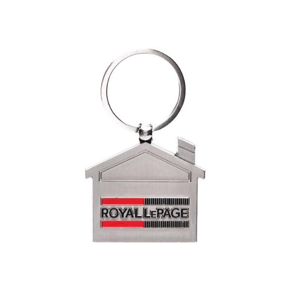 Royal Lepage House Shaped Keychain w Transparent Case