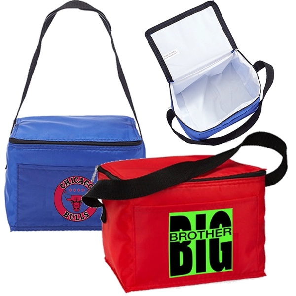 Insulated Cooler Lunch Box Bag for Food Picnic Bottles Water Travel 9-1//2 X 6/"