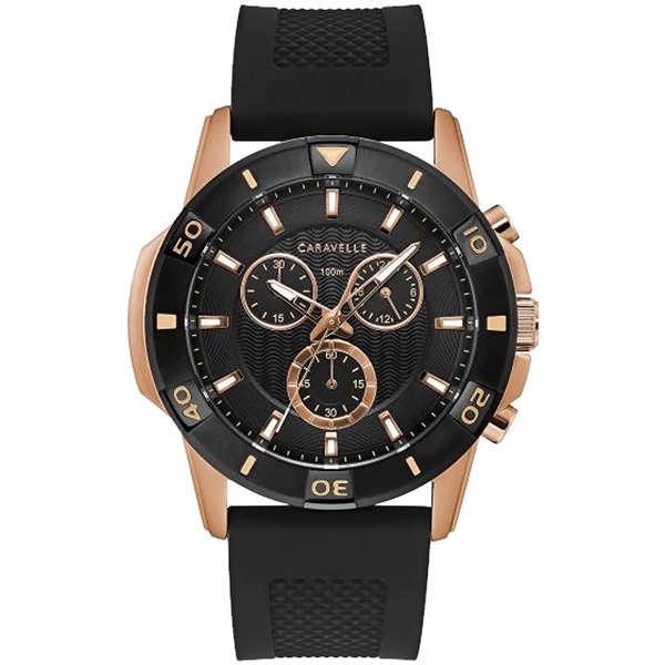 Caravelle Men's Strap from the Aqualuxx Collection