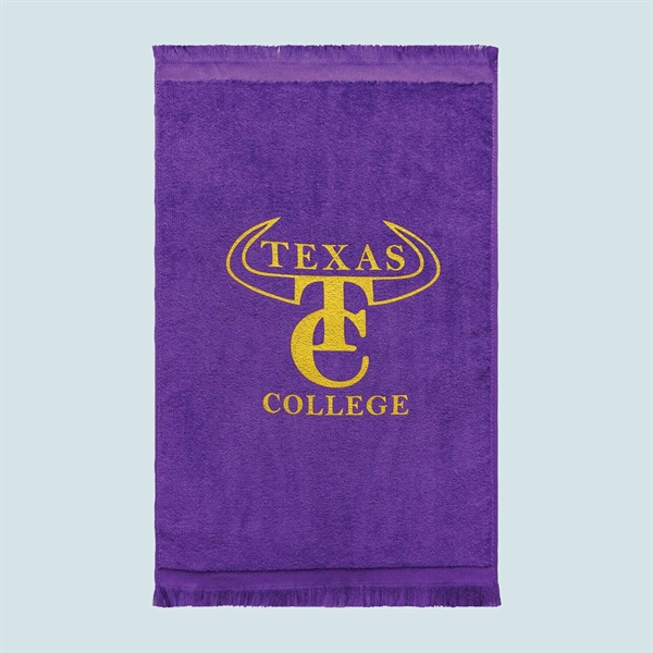 Premium Fringed Velour Sports Towel