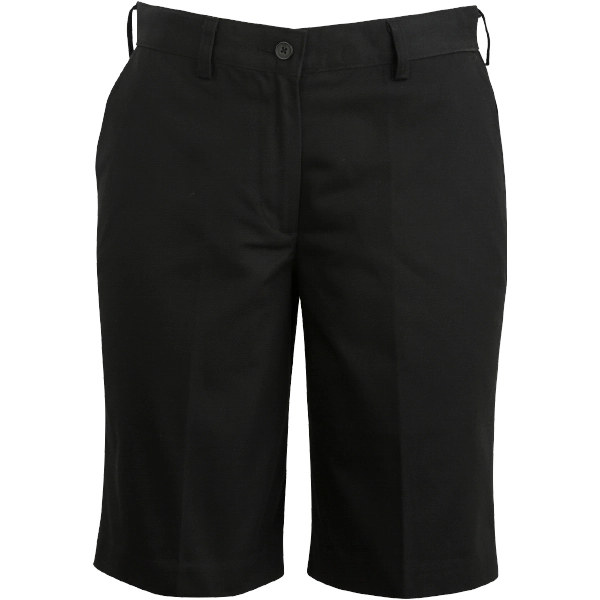 Ladies Utility Chino Flat Front Short