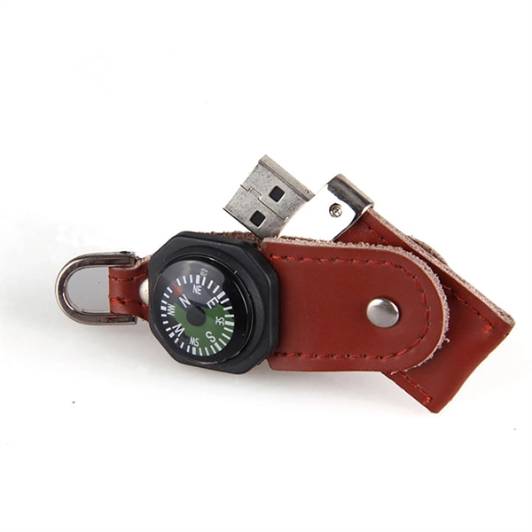 4gb USB/Compass Keychain