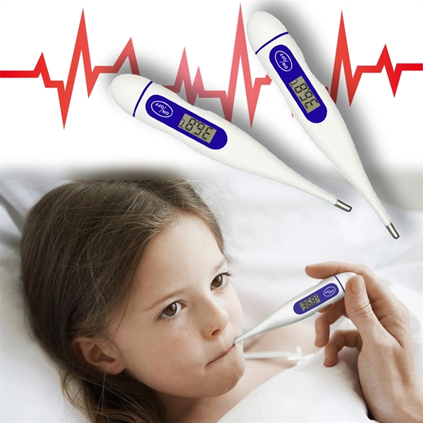 Economy Digital Thermometer w/ LCD Display FDA Approved