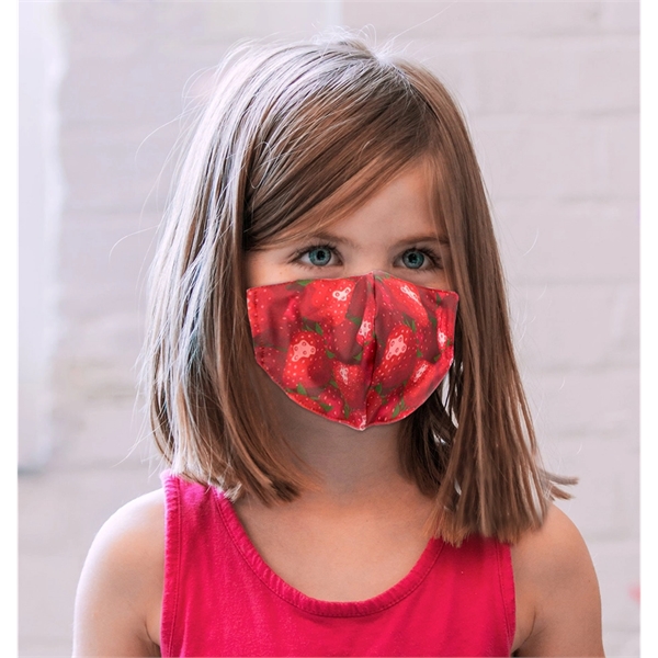 Adjustable Full Color Children's Structured  Face Mask