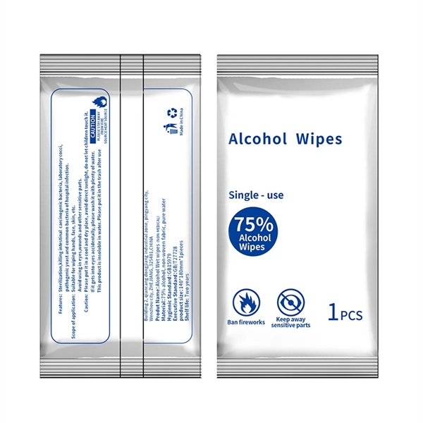 single use alcohol wipes