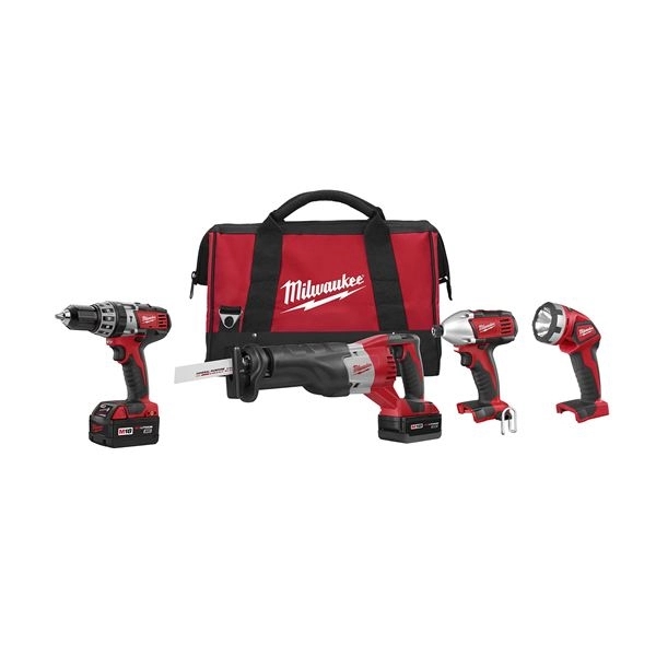 M18™ Cordless Li-Ion 4-Tool Combo Kit