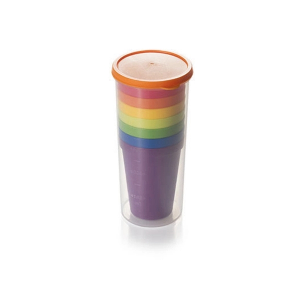 8-Pieces Plastic Cup Set