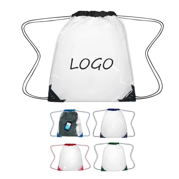 PVC Clear Drawstring Backpack