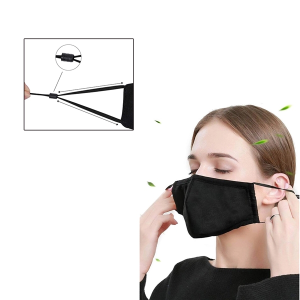 Washable Cotton Face Shaped Mask