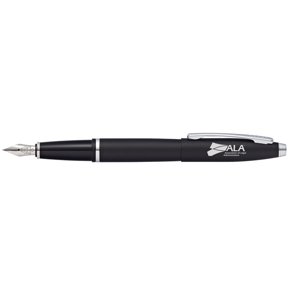 Calais Matte Black Fountain Pen with Stainless Steel Nib