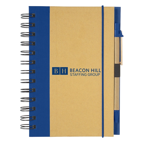 Eco-Inspired 5" x 7" Spiral Notebook & Pen