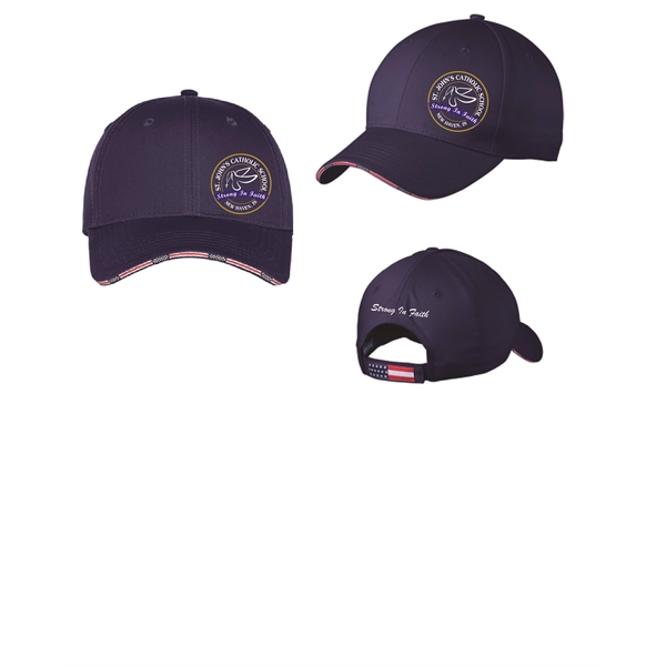 Port Authority Americana Flag Sandwich Cap.
