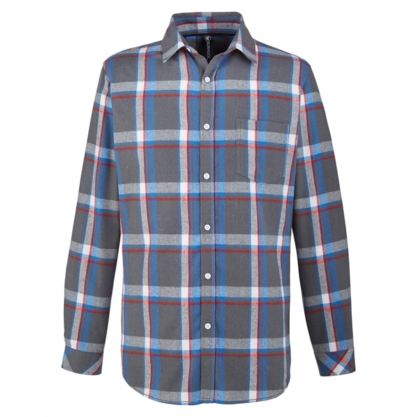 Burnside Woven Plaid Flannel With Biased Pocket