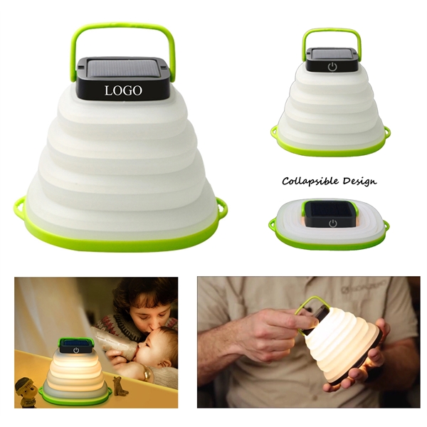 Collapsible Solar-Powered Lantern