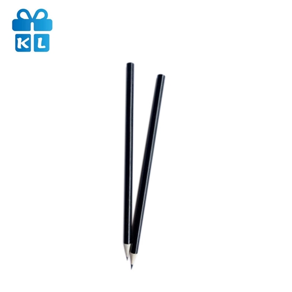 Black Round Wooden Pencil