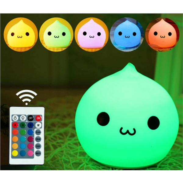 Rechargeable Waterdrop Silicone Night Light