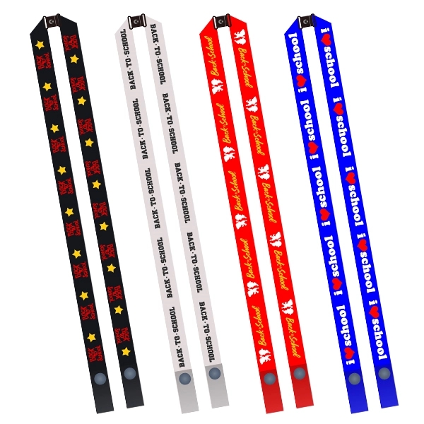 Youth Mask Lanyard with Safety Attachment (Silk Screen)