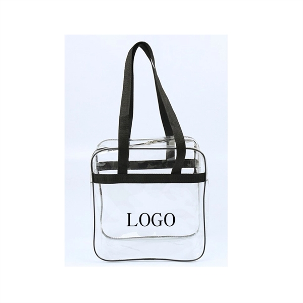 PVC Clear Tote Bag With Shoulder Straps