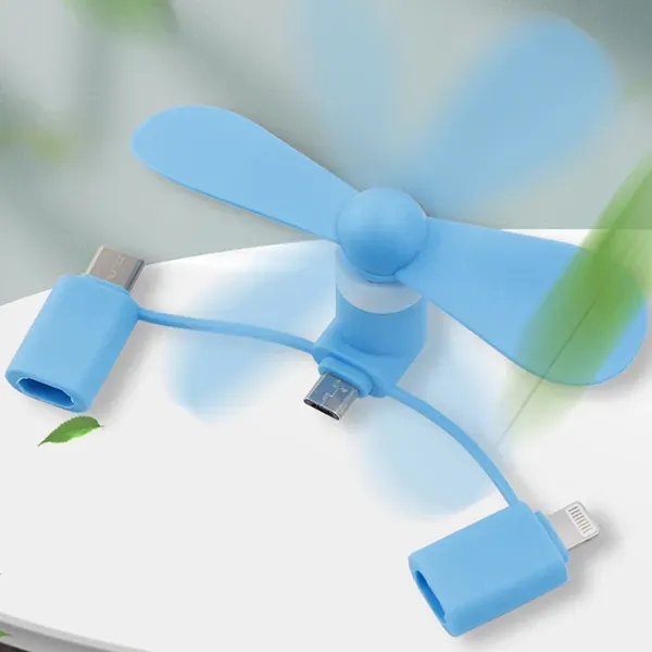 3 in 1 Mini USB Fan