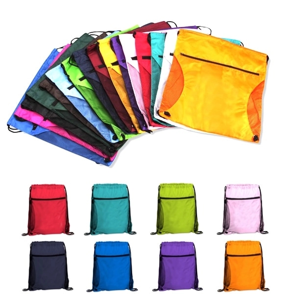 Mesh Pocket Sportpack with Zipper