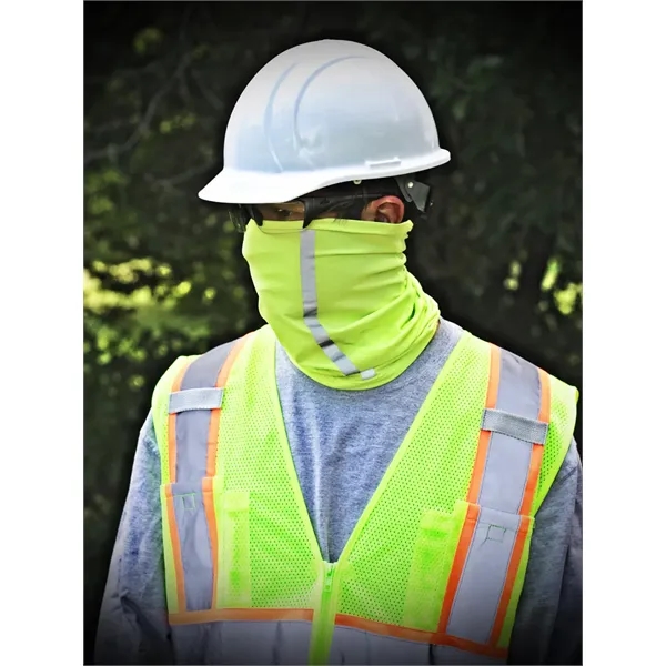 Ice Cooling Face Mask / Neck Gaiter with Reflective Stripe