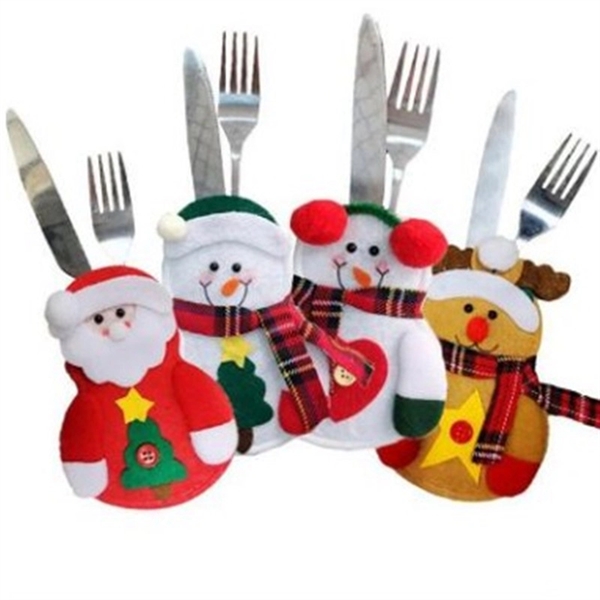 Christmas Snowman Knife and Fork Set