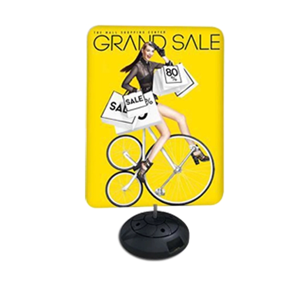 Outdoor Tubie™ Water-Base Banner StandGraphic Only 48"Wx70"H
