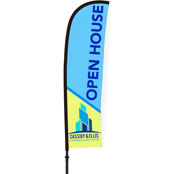 Blade Banner Flutter Wind Flag  2 Sided -FREE SHIPPING
