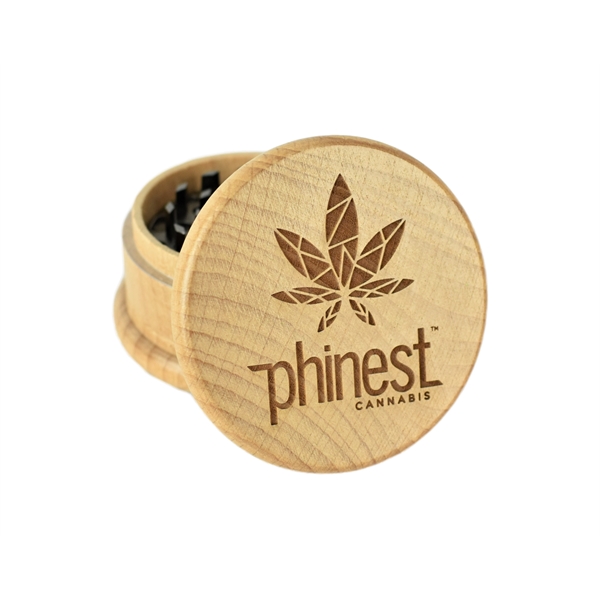 Wooden Herb Grinder - Round