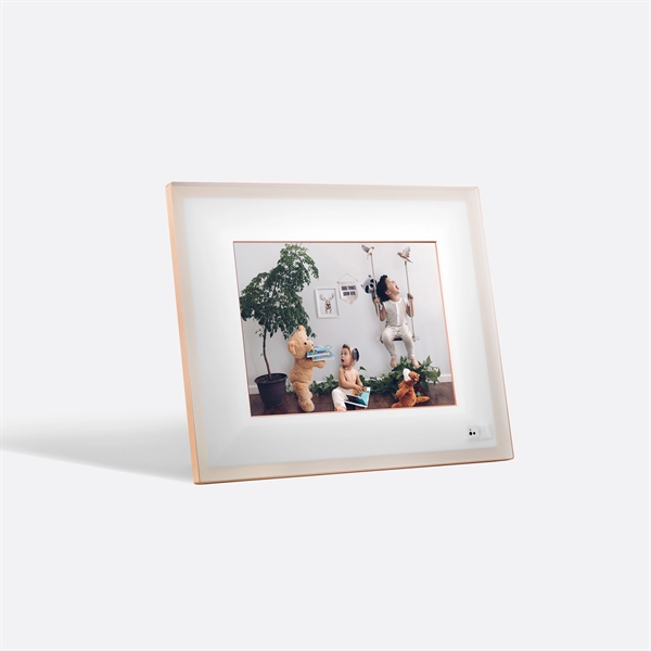 Modern Smart 9.7" LCD Wi-Fi Digital Photo Frame - Ivory