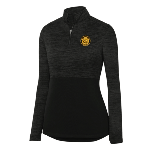 Augusta Ladies Shadow Tonal Heather 1/4 Zip Pullover UHS